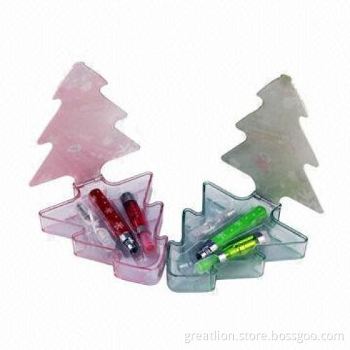 Bottom Flashing Light Design E-cigarettes, Gift Box, Christmas Tree eGo CE4 Kit, 650mAh Capacity
